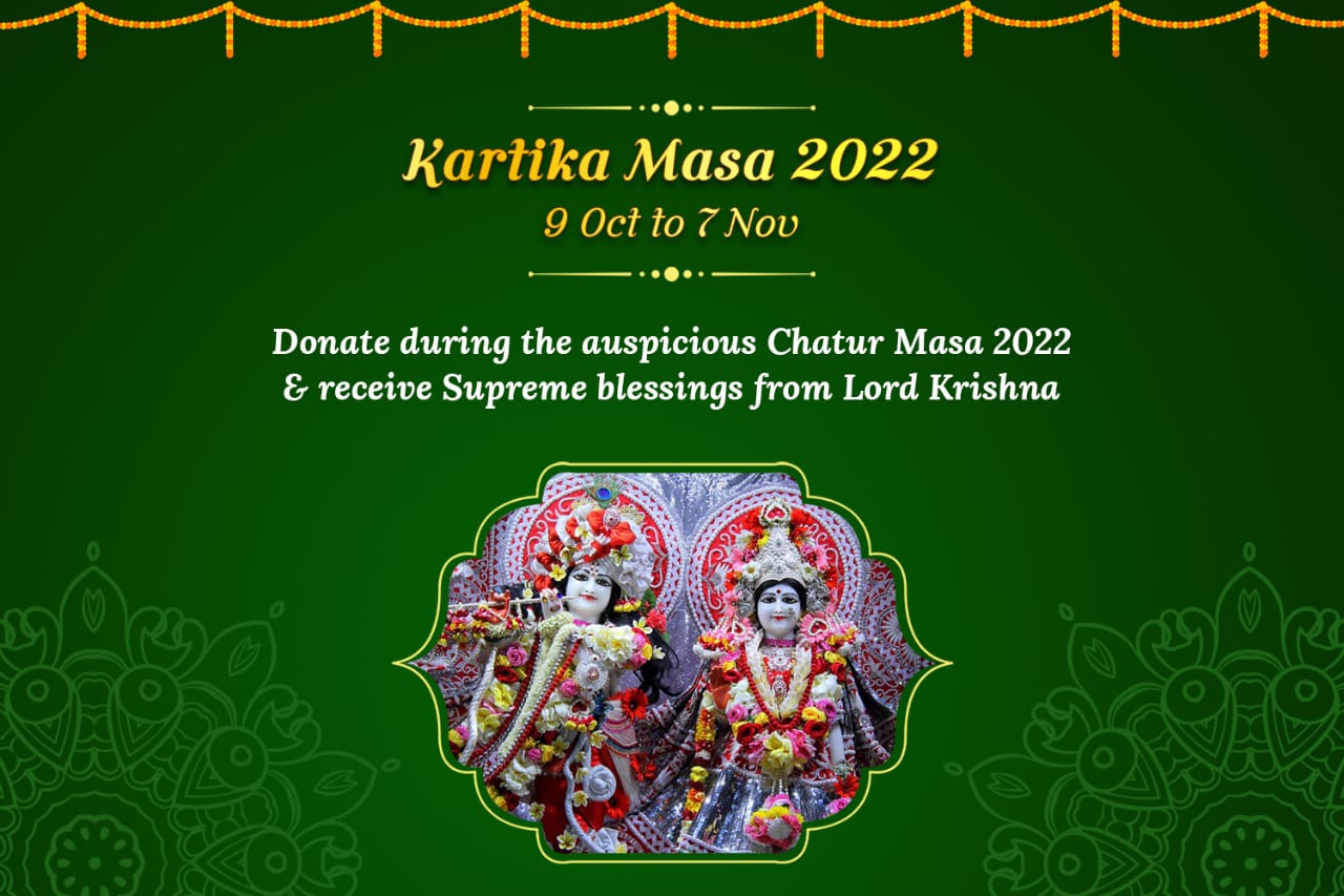 Donate during the Auspicious Kartik Month 9 Oct 8 Nov 2022