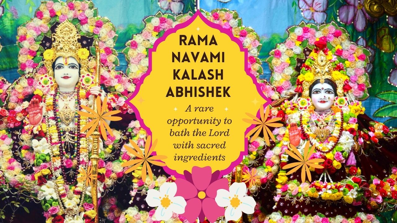 Rama Navami Kalash Abhishek | 30 Mar 2023 ISKCON Juhu Mumbai
