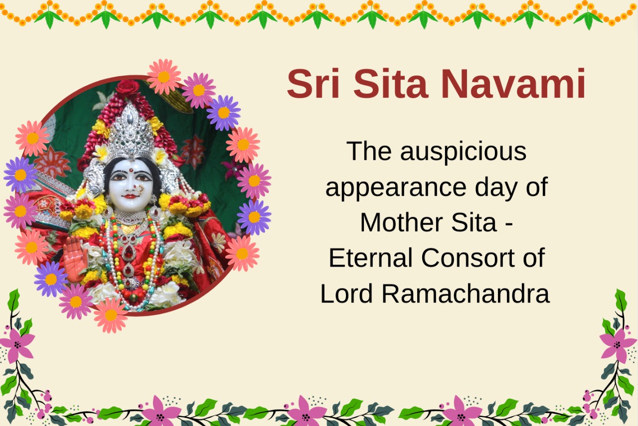 Sri Sita Navami: The Appearance Day of Mother Sita- Eternal Consort of Lord Rama